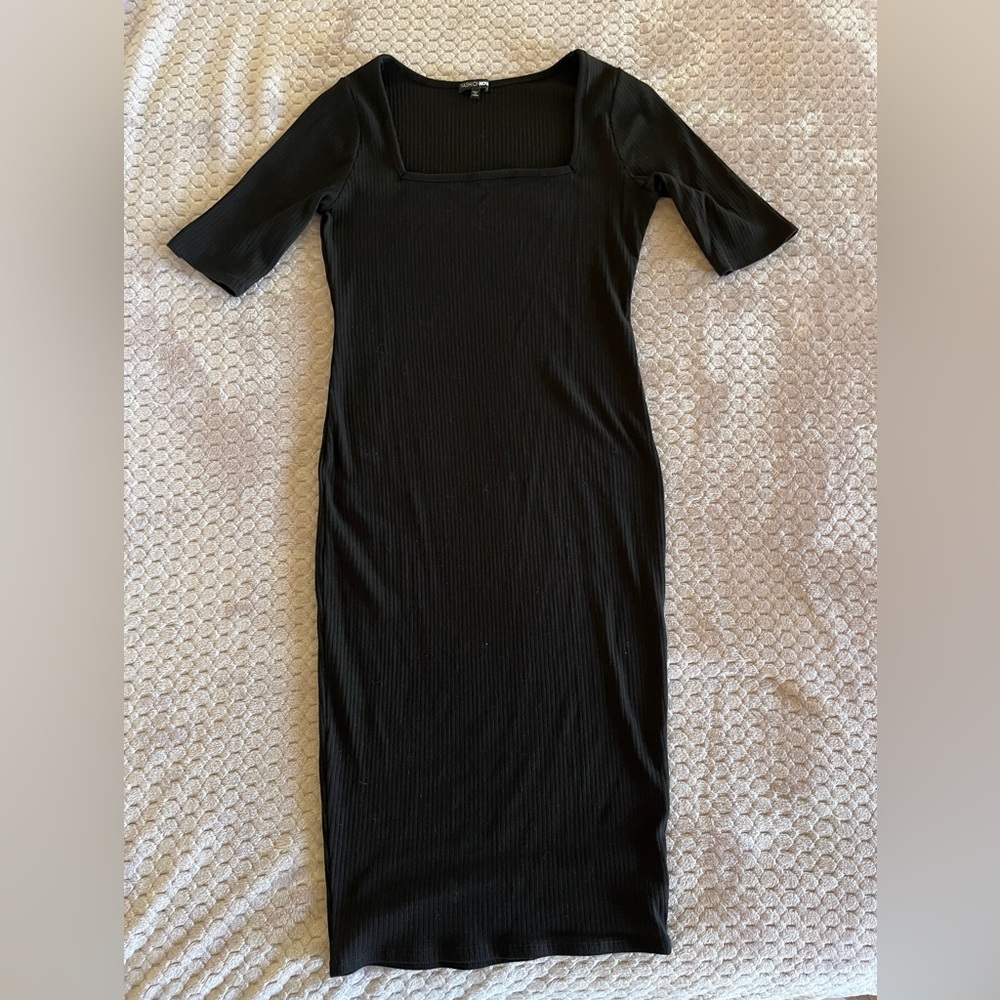 Fashion Nova A Little Bossy Midi Dress